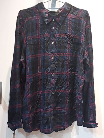 HARLEY DAVIDSON Plaid Textile SHIRT, XXL