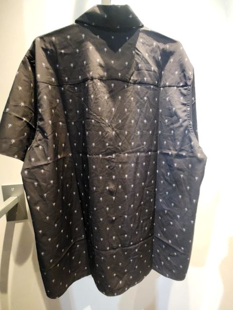 DIXXON Short Sleeve Button Up Textile SHIRT, LRG