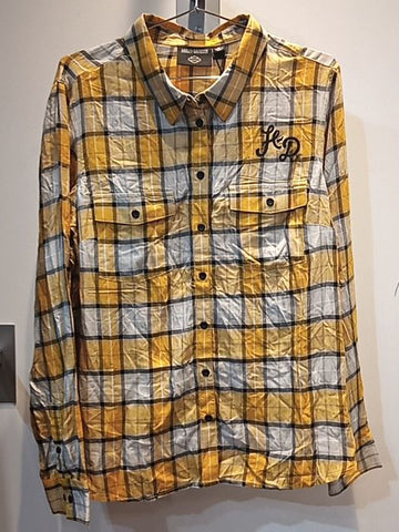 HARLEY DAVIDSON Plaid Textile SHIRT, XXL