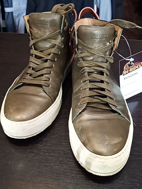 BUSCEMI Hi Top Sneakers Leather FOOTWEAR, 43