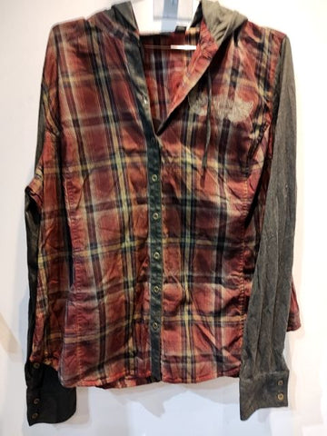 HARLEY DAVIDSON Plaid Textile SHIRT, XXL