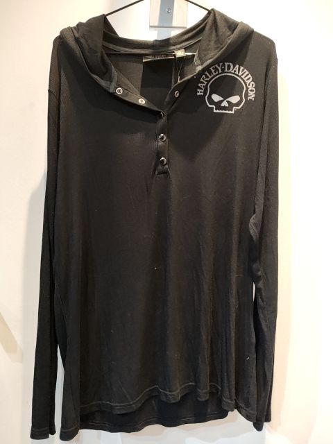 HARLEY DAVIDSON Longsleeve Textile HOODIE, 2XL
