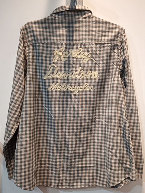 HARLEY DAVIDSON Long Sleeve Button Up Textile SHIRT, XXL