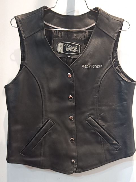 VICTORY Gambler Leather VEST, MED