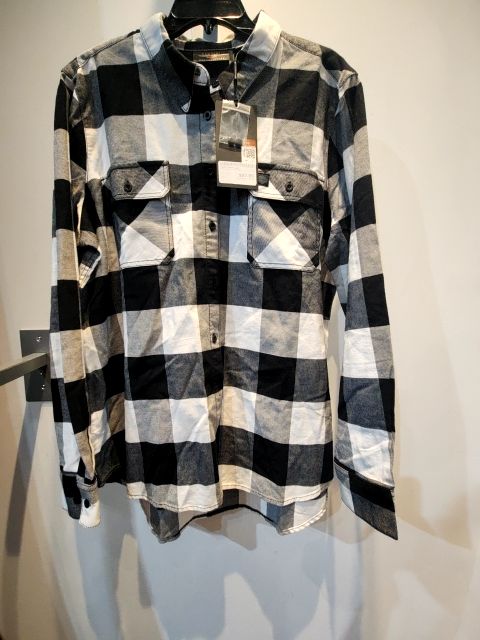 HARLEY DAVIDSON Longsleeve Button Up Textile SHIRT, XL