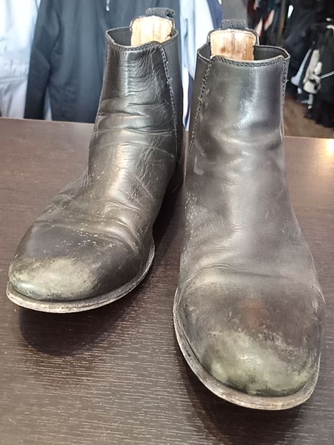 PANTANETTI Chelsea Boots Leather FOOTWEAR, 43