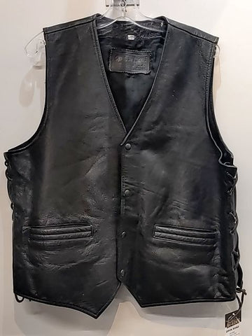 OPEN ROAD Gambler Leather VEST, XL