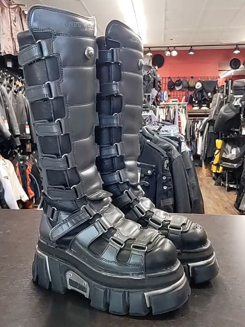NEW ROCK Platform Boot Leather FOOTWEAR, 37
