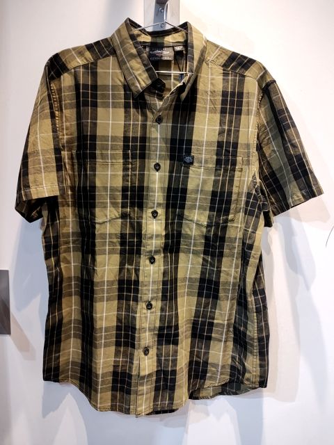 HARLEY DAVIDSON Short Sleeve Button Up Textile SHIRT, LRG