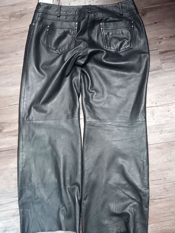DANIER Jean Style Leather PANTS, 36