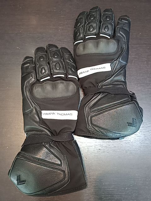 FRANK THOMAS Gauntlet Mixed Material GLOVES, XL