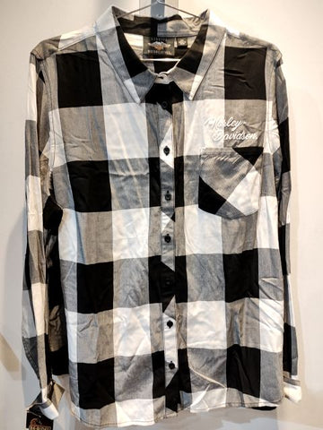 HARLEY DAVIDSON Plaid Textile SHIRT, XXL