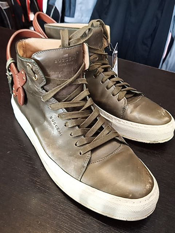 BUSCEMI Hi Top Sneakers Leather FOOTWEAR, 43