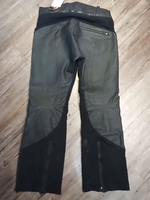 FRANK THOMAS Riding Mixed Material PANTS, 34