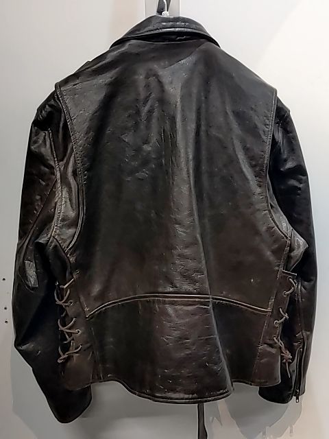 BULL FASTER Biker Classic Leather JACKET, XXL