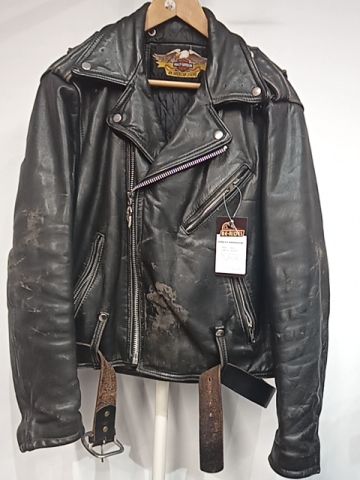 HARLEY DAVIDSON Biker Classic Leather JACKET, LRG