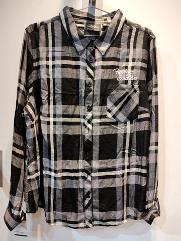 HARLEY DAVIDSON Plaid Textile SHIRT, XXL