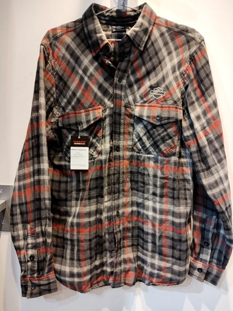 HARLEY DAVIDSON Plaid Textile SHIRT, LRG