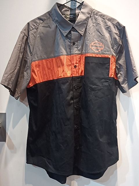 HARLEY DAVIDSON Colorblock Pocket Logo Textile SHIRT, LRG