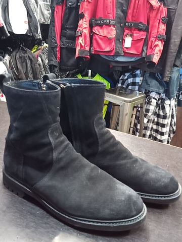 ALLEN EDMONDS Lugsole Chelsea Suede FOOTWEAR, 43.5