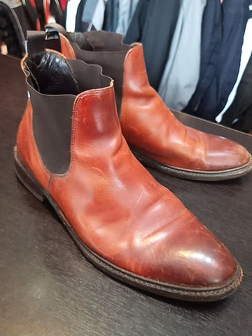 UNBRANDED Chelsea Boots Leather FOOTWEAR, 43