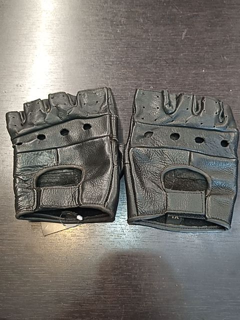 UNBRANDED Fingerless Leather GLOVES, XL