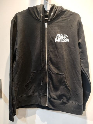 HARLEY DAVIDSON Zip Front Textile HOODIE, XL