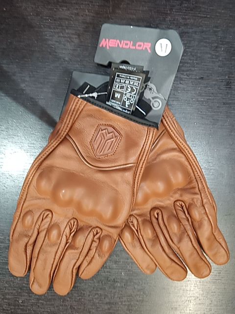 MENDLOR Riding Leather GLOVES, MED