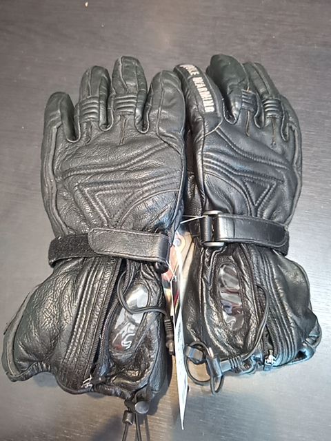 MOBILE WARMING Heated Gauntlet Leather GLOVES, SM