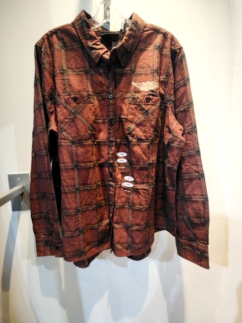 HARLEY DAVIDSON Longsleeve Button Up Textile SHIRT, 2XL