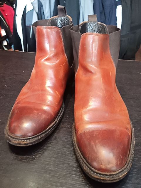 UNBRANDED Chelsea Boots Leather FOOTWEAR, 43