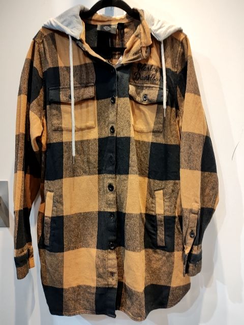 HARLEY DAVIDSON Heavy Flannel Long sleeve Textile SHIRT, 2XL