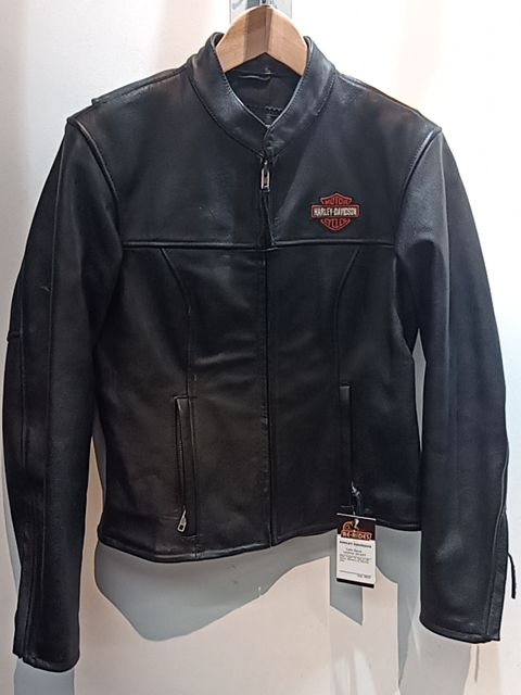 HARLEY DAVIDSON Cafe Racer Leather JACKET, MED