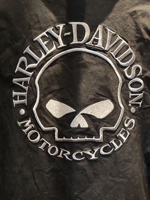 HARLEY DAVIDSON Short Sleeve Zip Up Textile SHIRT, XXL