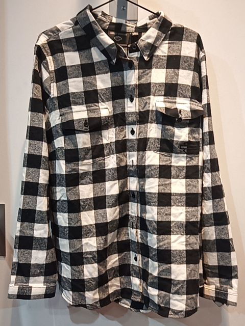 HARLEY DAVIDSON Longsleeve Button Up Textile SHIRT, 2XL
