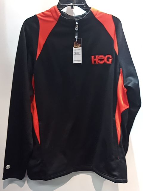 HARLEY DAVIDSON Zip Neck Sweater Textile SHIRT, LRG
