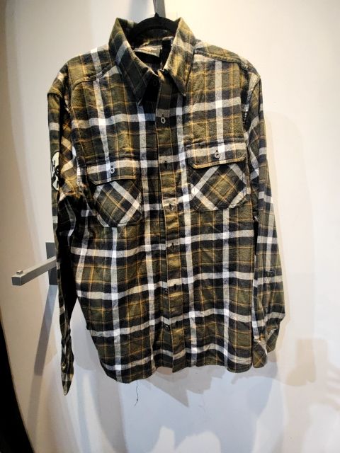 HARLEY DAVIDSON Longsleeve Button Up Textile SHIRT, LRG