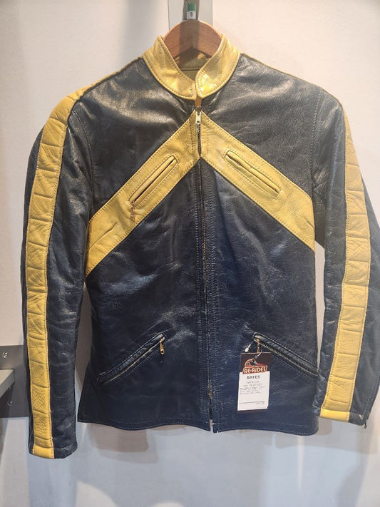 BATES Cafe Racer Leather JACKET, SM