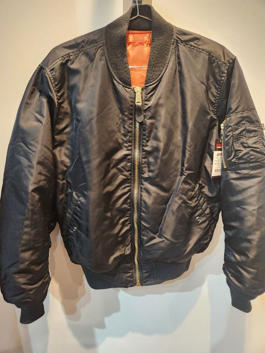 ALPHA INDUSTRIES MA-1 Bomber Textile JACKET, MED