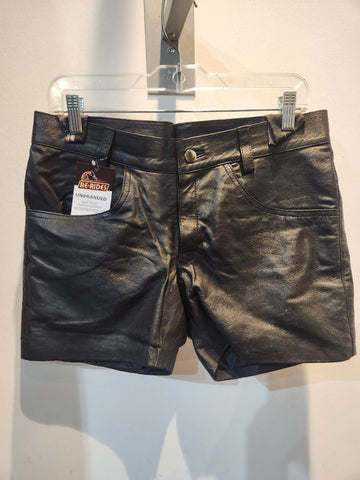 UNBRANDED Jean Style Leather SHORTS, 30