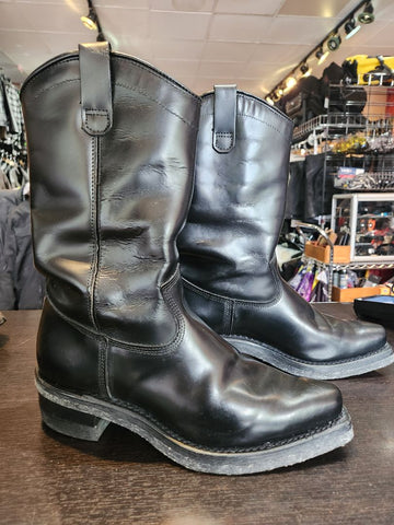 DAYTON Black Beauty Leather FOOTWEAR, 43.5