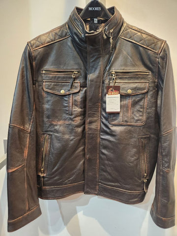 UNBRANDED Fashion Moto Leather JACKET, XL