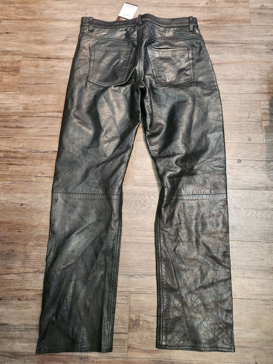 CANDA 5 Pocket Jean Leather PANTS, 30