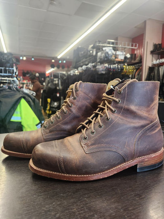 BOULET Cap Toe Service Boots Leather FOOTWEAR, 42 E