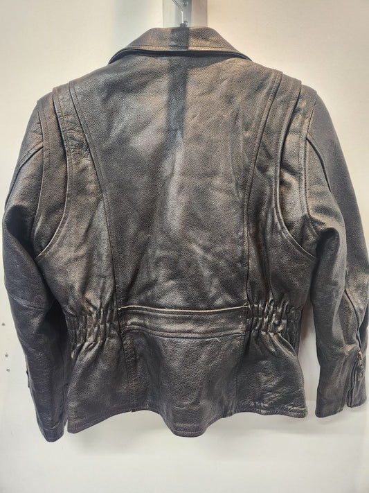 BIKERS DREAM APPAREL Biker Classic Leather JACKET, MED