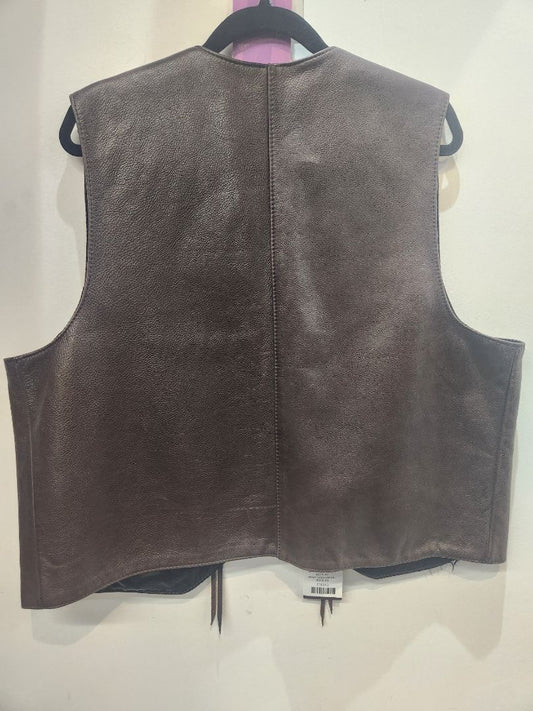 DUSAULT Western Leather VEST, XL