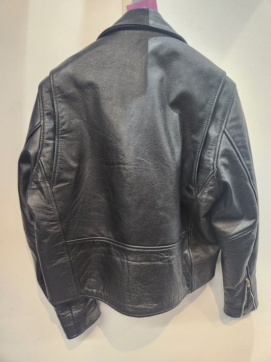 FIRST MFG Biker Classic Leather JACKET, LRG