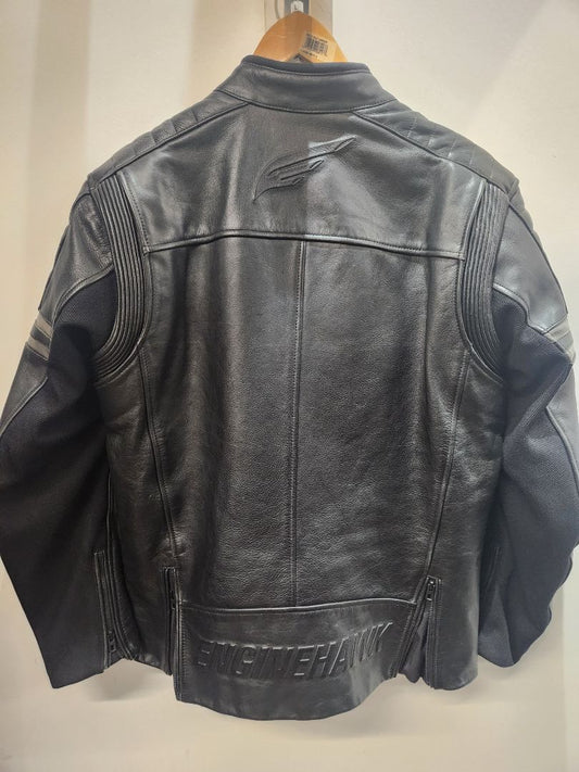 ENGINEHAWK Hawkeye Leather JACKET, MED
