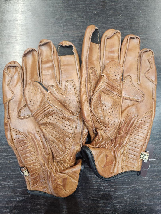 BY CITY Amsterdam Perforated Leather GLOVES, XL