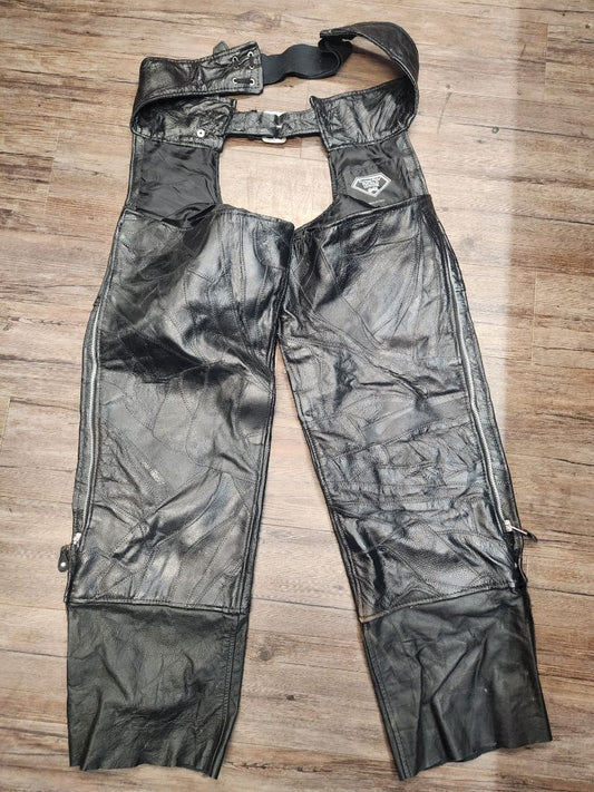 DIAMOND PLATE Classic Leather CHAPS, 26